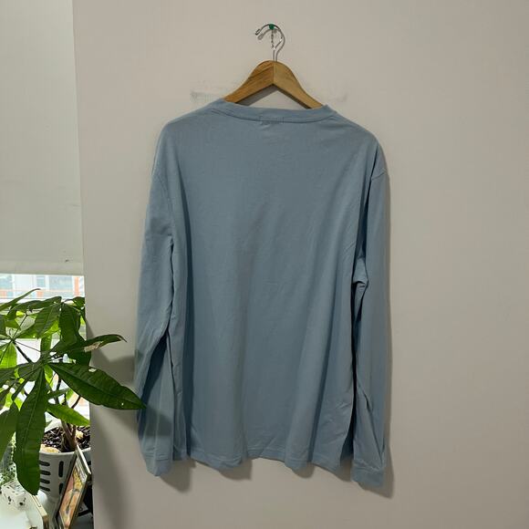 J. Crew Men's Light Blue Long Sleeve Top Size Large - Picture 6 of 6